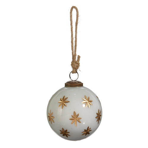 GOLD STAR 4" ORNAMENT