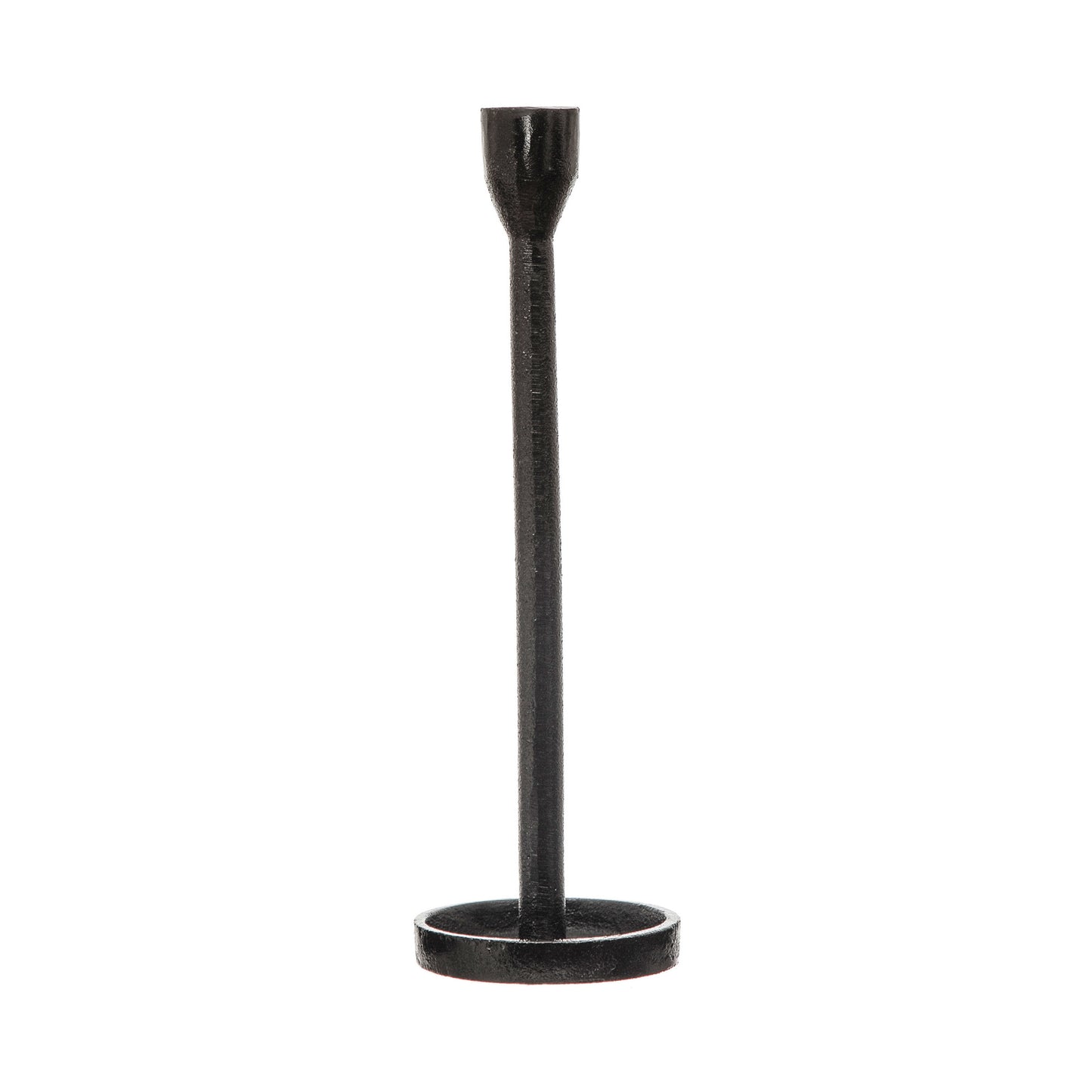 CAST IRON TAPER CANDLE HOLDER
