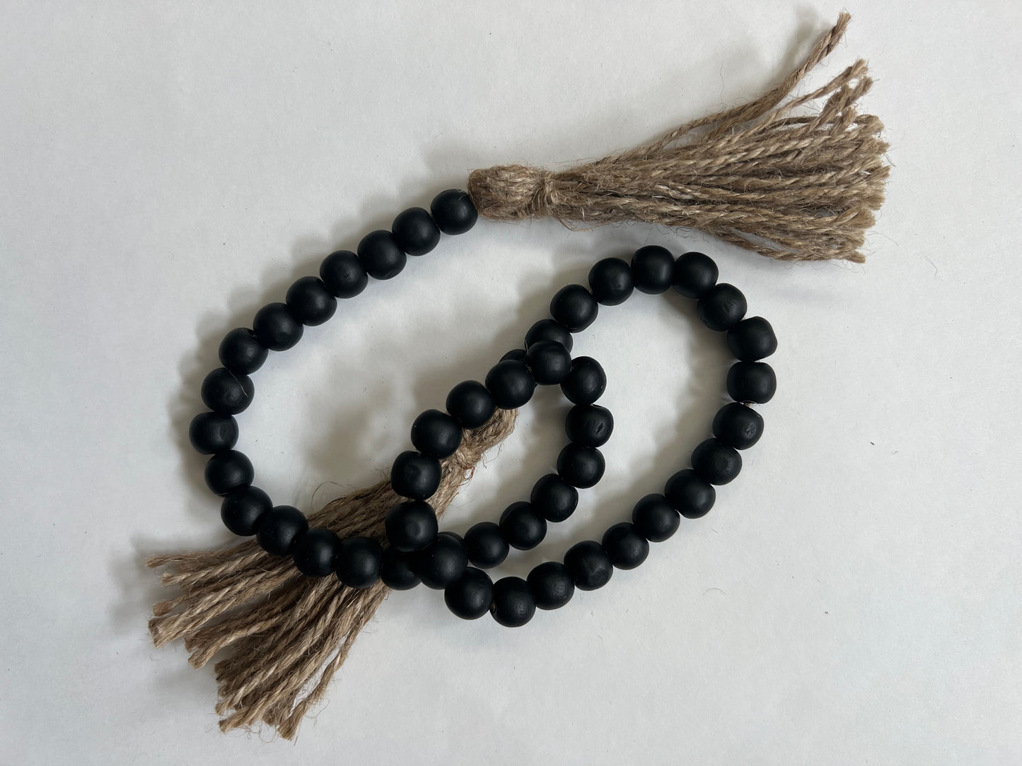 BLACK BEAD GARLAND