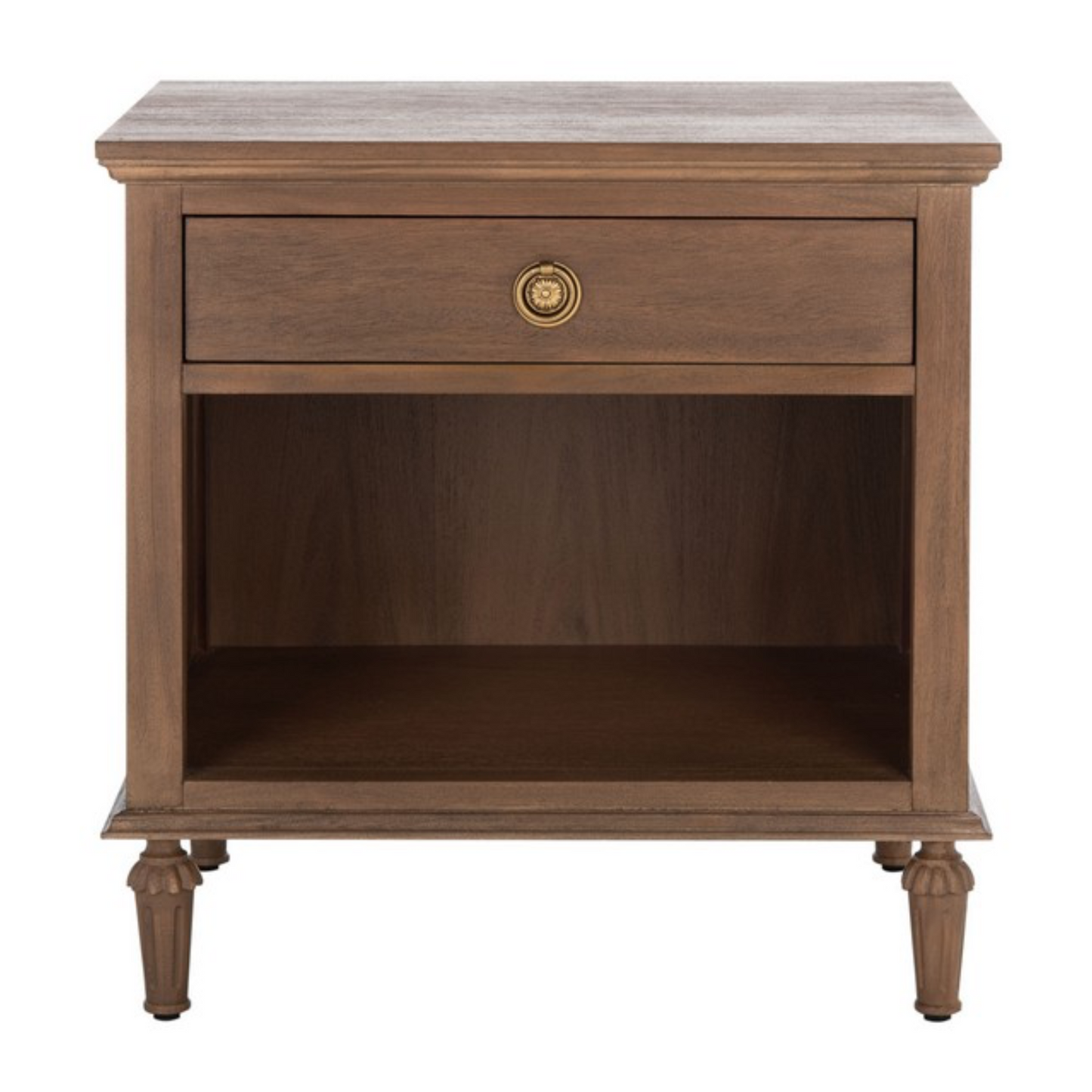 BROWN WOOD NIGHSTAND