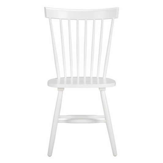 WHITE WOODEN CHAIR
