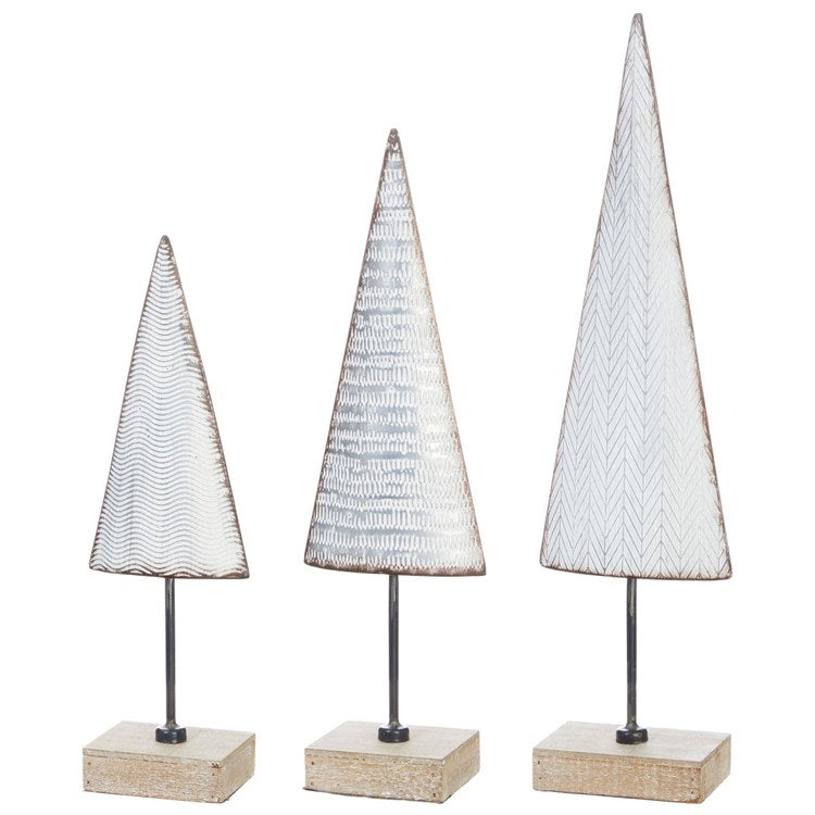 Iron White Christmas Trees