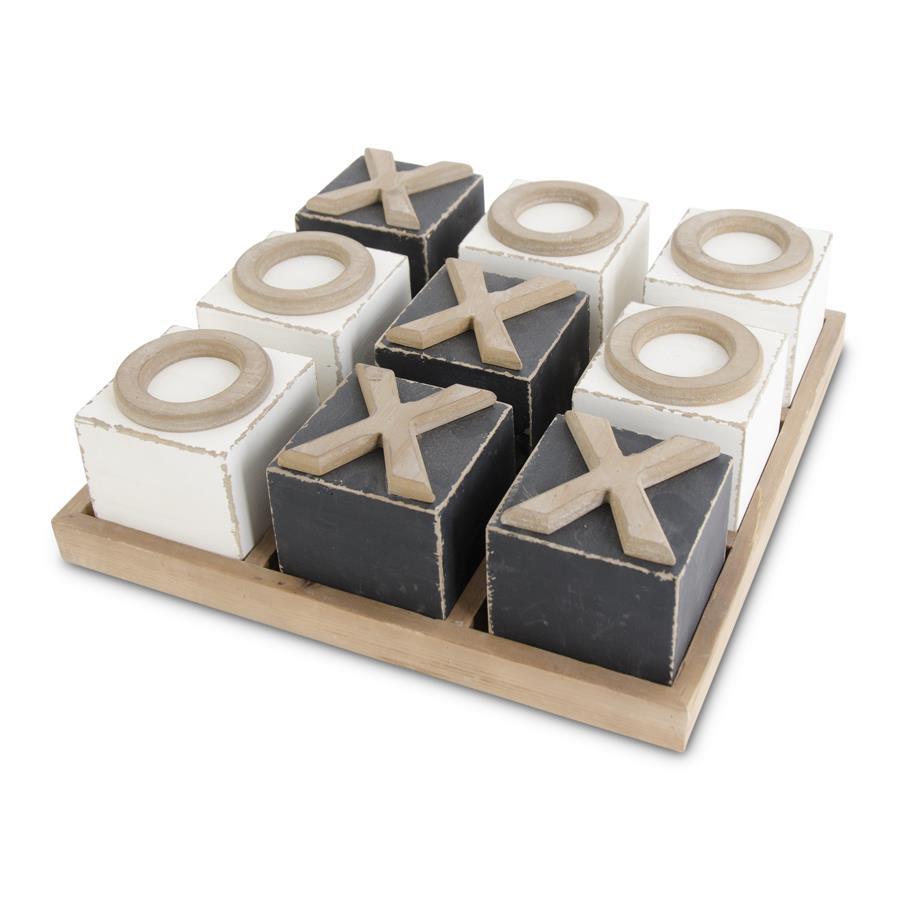 BLACK AND WHITE TIC-TAC-TOE