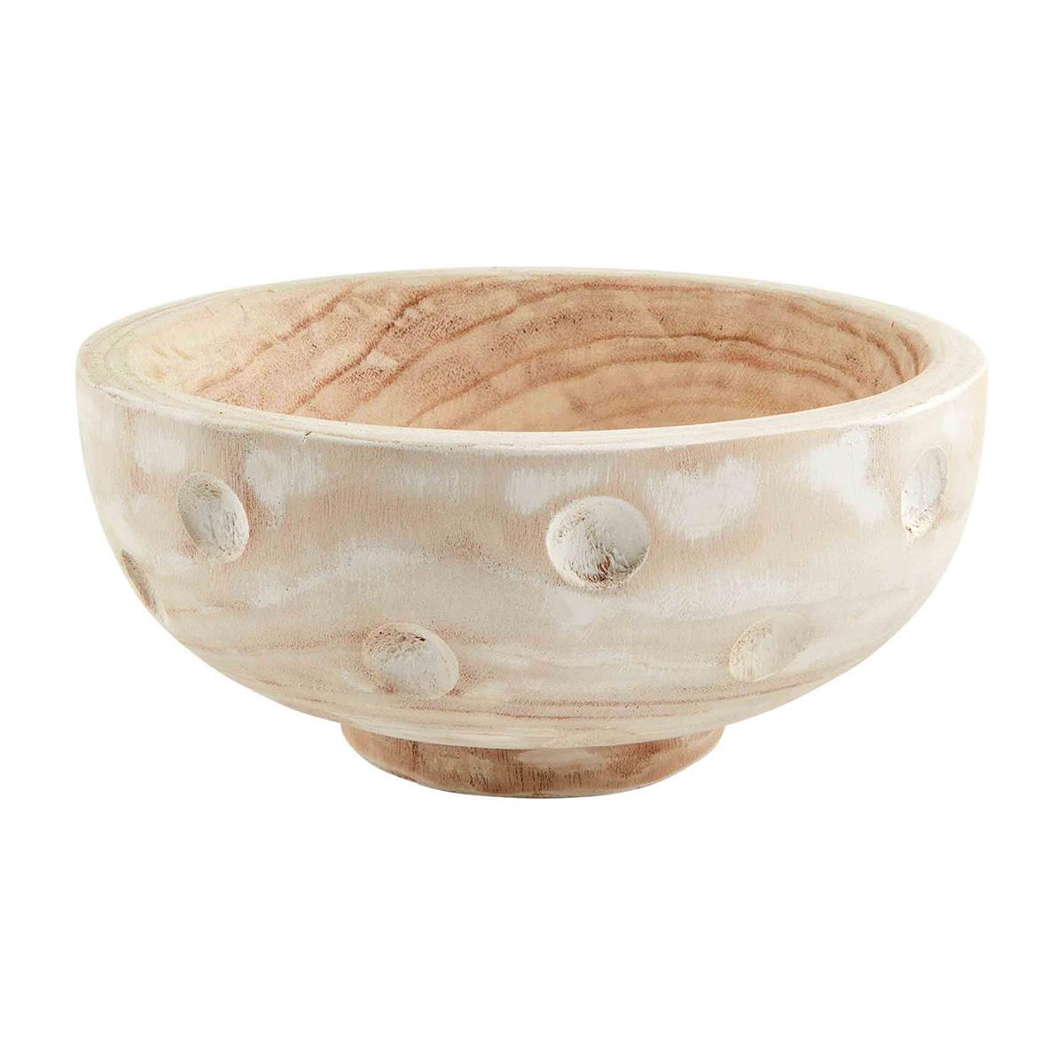 CARVED DOT DECORATIVE BOWL
