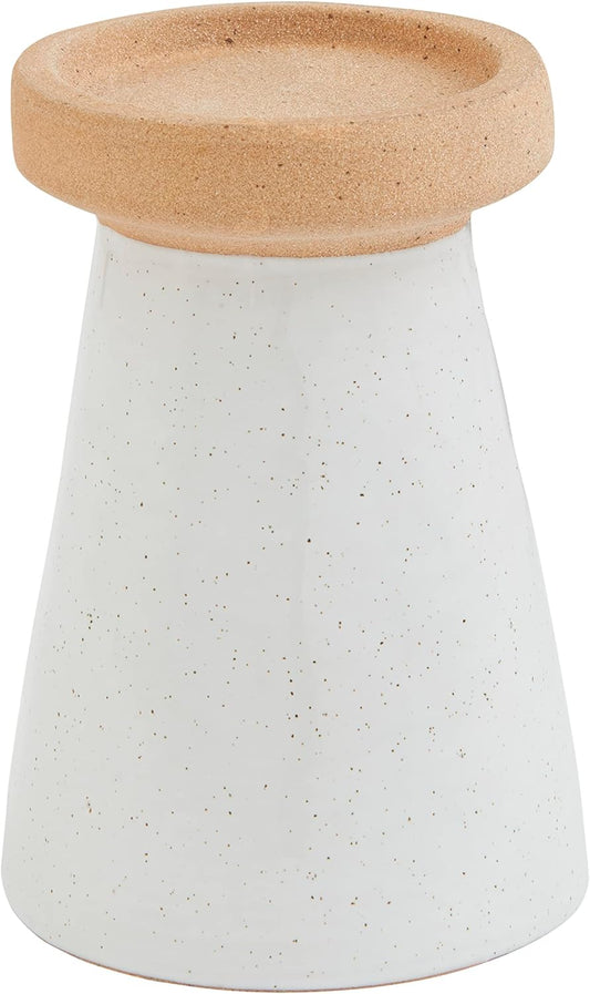 Tall Terracotta Candlestick