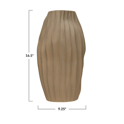 FLUTED VASE