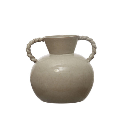 TWISTED HANDLE VASE