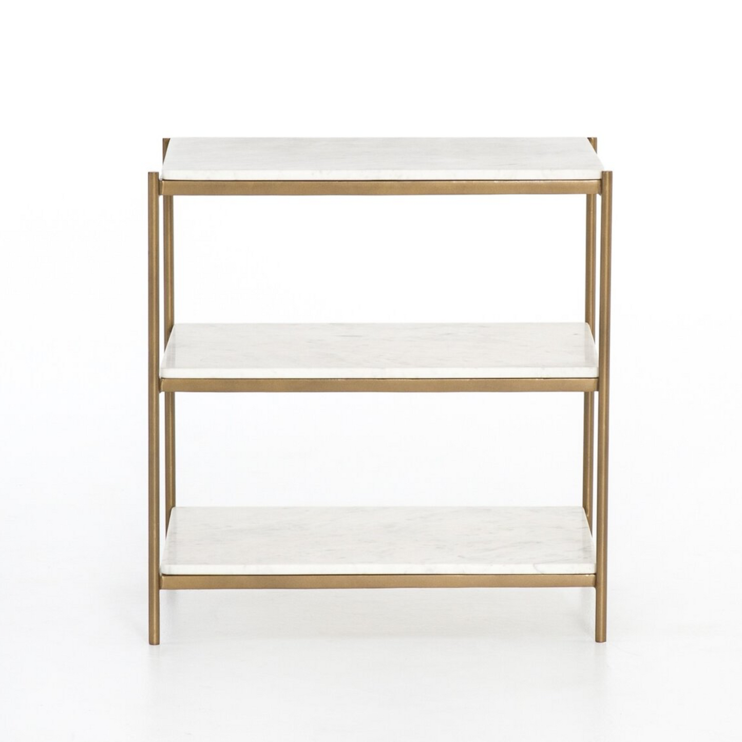 GOLD & MARBLE NIGHTSTAND