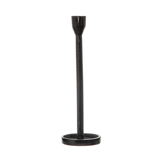 CAST IRON TAPER CANDLE HOLDER