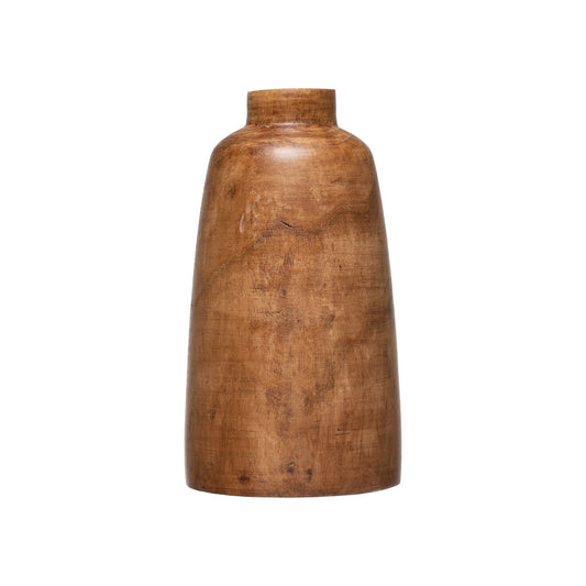 WALNUT PAULOWNIA WOOD VASE