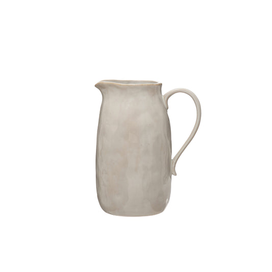 62 OZ STONEWARE PITCHER