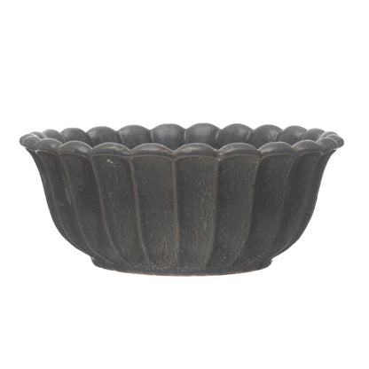 STONEWARE FLOWER BOWL