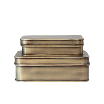 GOLD METAL BOXES