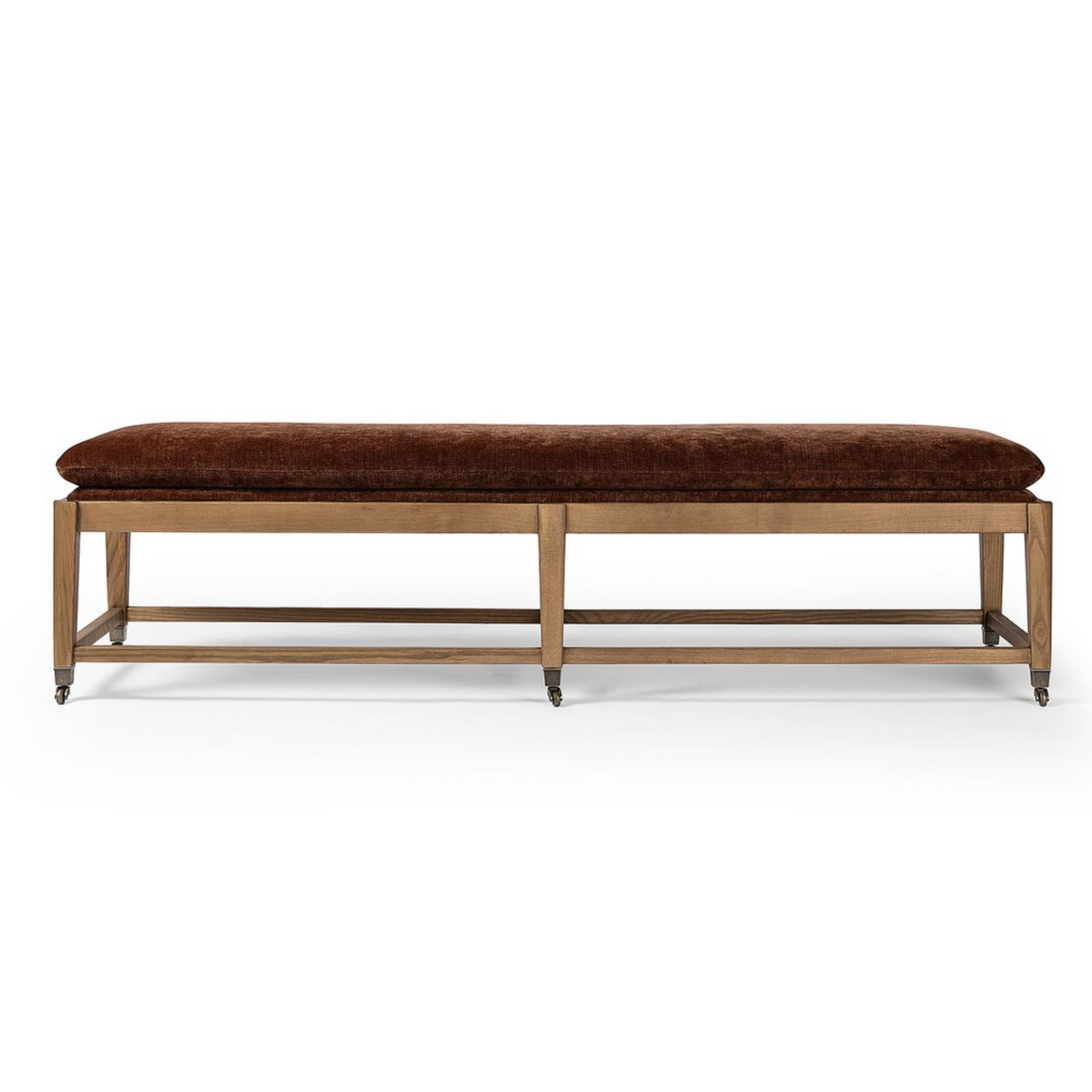 VELVET ACCENT BENCH