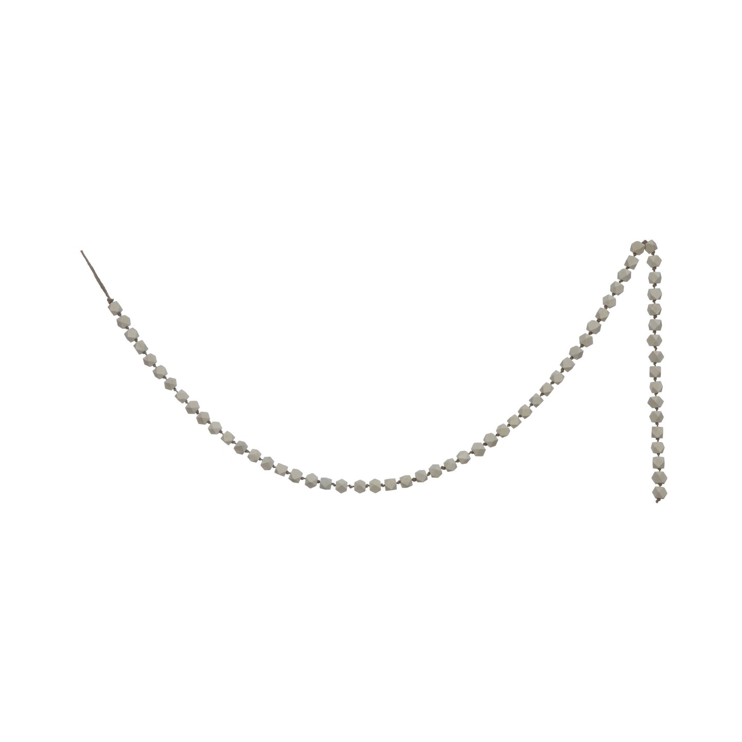 HEXAGON WOOD BEAD GARLAND