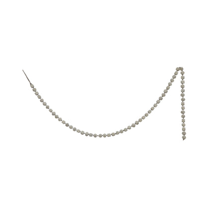 HEXAGON WOOD BEAD GARLAND