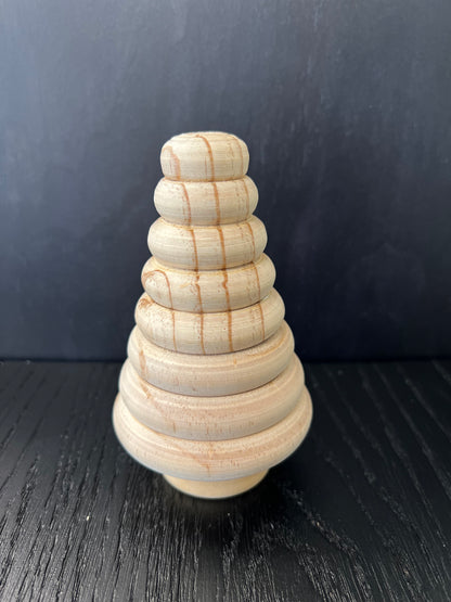 Assorted Wood & Stone Christmas Trees