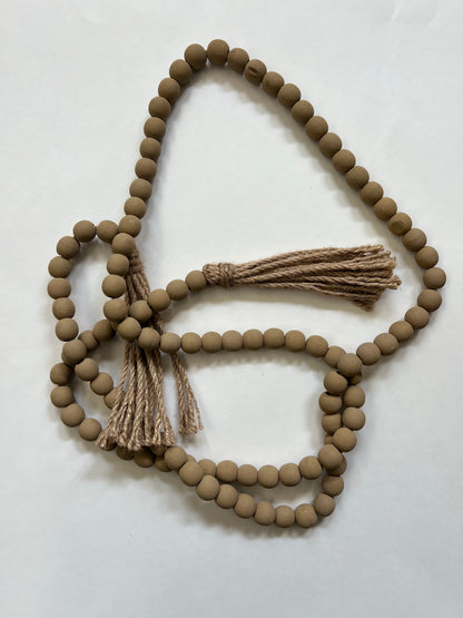TAN BEAD GARLAND