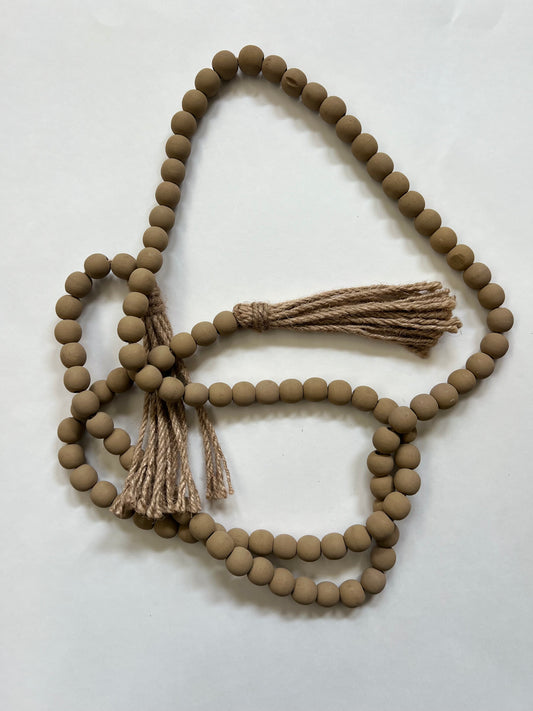 TAN BEAD GARLAND