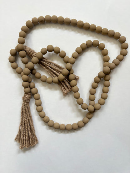 TAN BEAD GARLAND