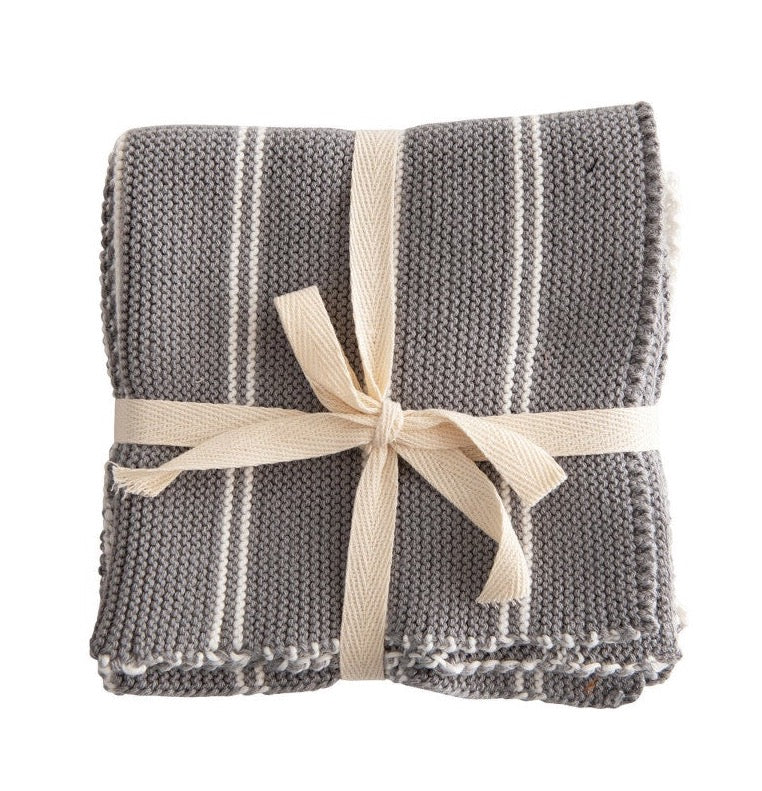 KNIT DISH CLOTH SET OF 2