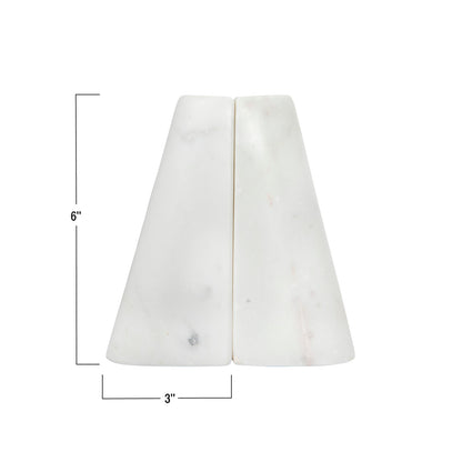 MARBLE BOOK ENDS