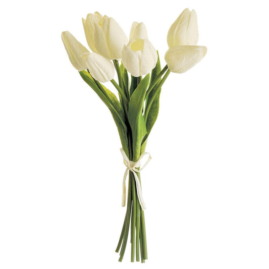 10" WHITE TULIP BUNDLE