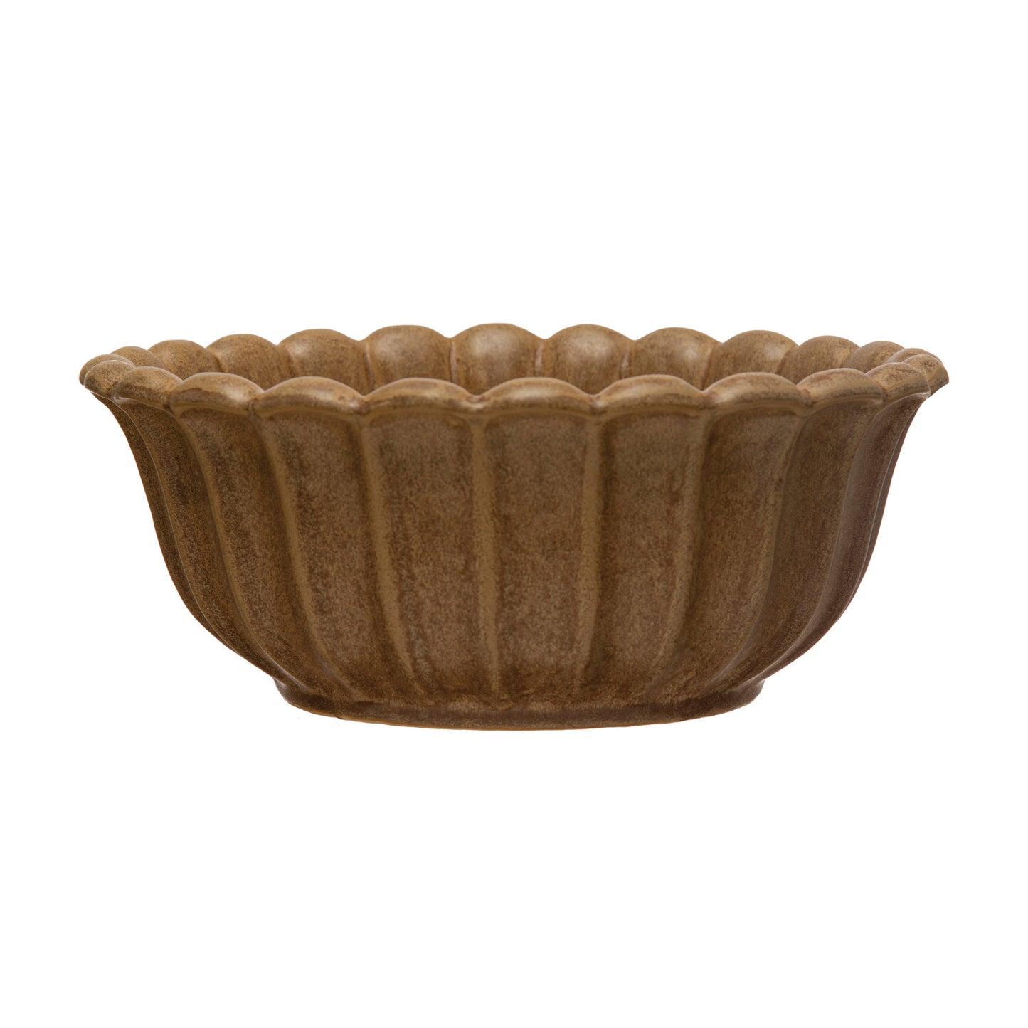 STONEWARE FLOWER BOWL
