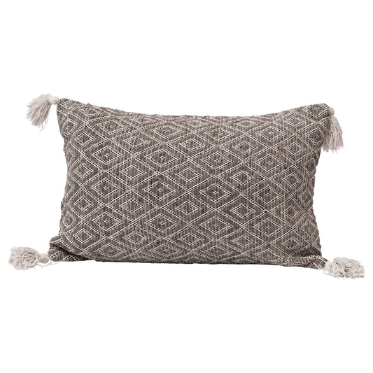 DIAMOND w/ TASSELS PILLOW